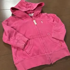miki house フード付きパーカー 80 ピンク