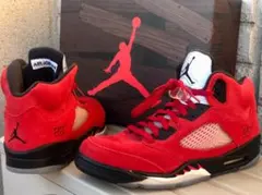 超美品ナイキAir Jordanエアジョーダン5レトロ トロブラボー赤28cm