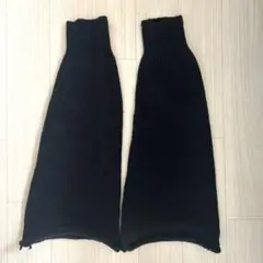 WEGO ワイドレッグカバー ルーズソックス レッグウォーマー ブラック 黒