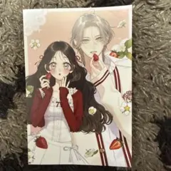 きみとバラ色の日々 3巻 特典 箔押しイラストカード ポストカード 2枚