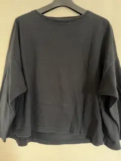 ビアズリー　ドルマンロングTシャツ　黒のサムネイル