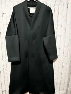 【訳あり】MARECHAL TERRE ブラック ロングコート サイズ2のサムネイル