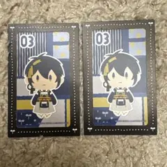 刀剣乱舞 とうらぶ フリューくじ 御伴散歩 ぽちくじ 三日月宗近 半券　2枚
