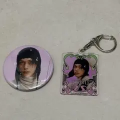 INI POPUP 池崎理人　アクリルキーホルダー 缶バッジ