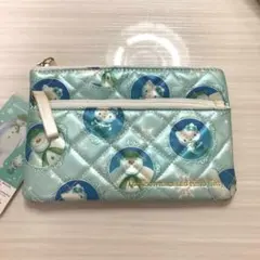 新品！スノーマン×ハローキティ　キルティングポーチ　キティちゃん　ペンケースにも