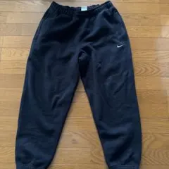 Nike ソロスウッシュ M 黒スウェットパンツ