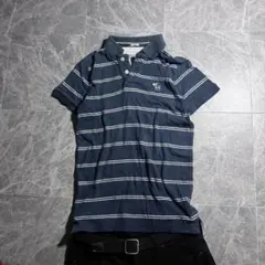 archive striped polo shirt y2k A&F fadeのサムネイル