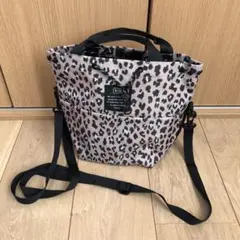 KiU 2wayバッグ ヒョウ柄