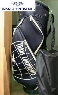 送料無料/美品　有名アパレルTRANS CONTINENTS キャディバック