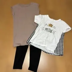 夏の女の子用子供服　3点セット