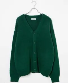 モヘア カーディガン