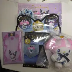 Happyくじ　マイメロディ&クロミ5点セット