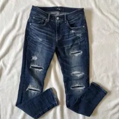 AZUL by MOUSSY スキニーデニム S ダークブルー