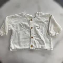 Cottoliホワイトカーディガン 70cm
