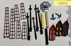 LEGO オールド 海賊パーツ マスト 小舟など K-6