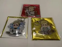 進撃の巨人 エルヴィン アクリルキーホルダー カップイン 3点セット