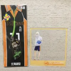 ハイキュー　ご当地アクリル根付　アクリルプレート　月島蛍