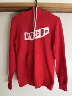 VOLCOM レッド パーカー Sサイズ