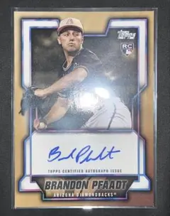 BRANDON PFAADT オートグラフ サインカード Topps 2023