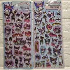 海外限定　サンリオ　クロミ　ボンボンドロップシール　2枚　②