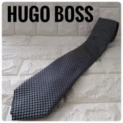 ✨️新品、未使用✨️　ヒューゴボス　ネクタイ タグ付　シルク　ドット柄　イタリア