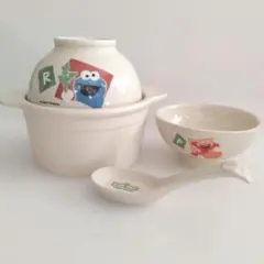 ミスタードーナツ(非売品） セサミストリート 　一人用土鍋セット