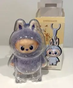 ラブブ　パープル　イニシャル ？マスコット POP MART ぬいぐるみケース付