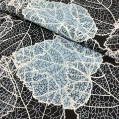 アフリカンプリント 1ヤード　黒水色 アフリカ布 アフリカ生地 ファブリック 綿