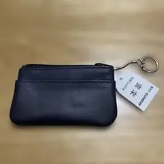 黒 合成皮革 コインケース日本製 新品