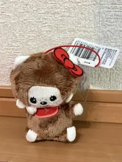 モンチッチ×ハローキティ おそろいアクリルチャーム付きマスコット