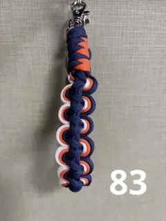 パラコードなみなみ編みハンドストラップ⑨