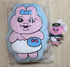 おぱんちゅうさぎ　ダイカットクッション おでかけ　郵便局　マスコット　可哀想にのサムネイル