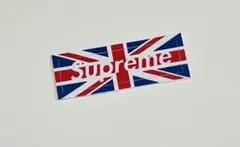 2011AW supreme ステッカー”ユニオンジャック” ミニボックスロゴ