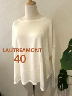 【美品】LAUTREAMONT ラージサイズ　ウールブレンド　ニット　セーター