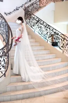 タカミブライダル ロングベール イタリアンチュール