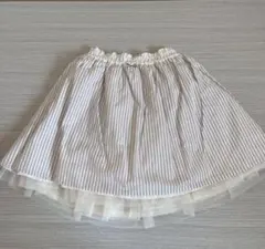 ハッシュアッシュリバーシブルチュールスカート110