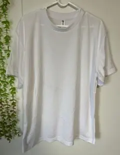 ホワイト 半袖 Tシャツ ポリエステル