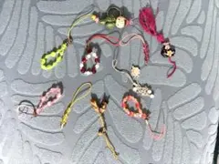 携帯ストラップ まとめ売り 10点セット チャーム 根付け ビーズストラップ