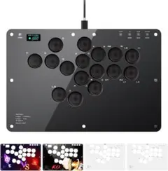 【最新2025年モデル】レバーレス コントローラー AQielev 16ボタン