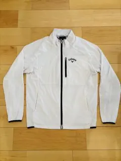【美品】Callaway ホワイト ジップアップジャケット