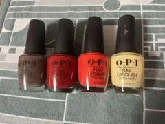 O.P.I ネイルラッカー　4本セット