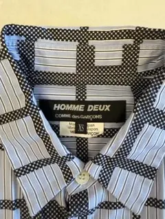 HOMME DEUX チェック柄 長袖シャツ XSのサムネイル