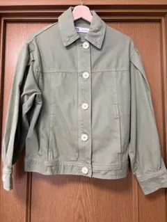 ZARA デニムジャケット カーキ