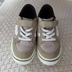 VANS ベージュ スニーカー 18cm ベルクロ付き