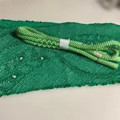 ☘️帯締め帯揚げセット 帯締 帯揚 振袖用 丸組 総絞り 金糸入り帯締め【新品】