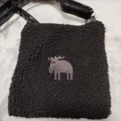 モズ moz ボア ショルダー バッグ　ブラック