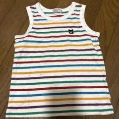 DOUBLE.B ボーダー タンクトップ 100cm
