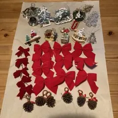 マリコ様専用です。ありがとうございます。クリスマスオーナメント赤いリボン