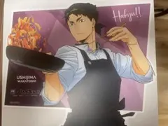 ハイキュー 大戸屋　牛島若利　ダイカット描き下ろしビジュアルボード