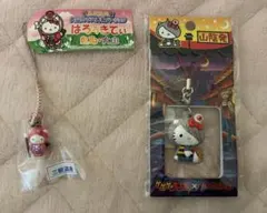 ハローキティ ご当地限定ストラップ 2個セット